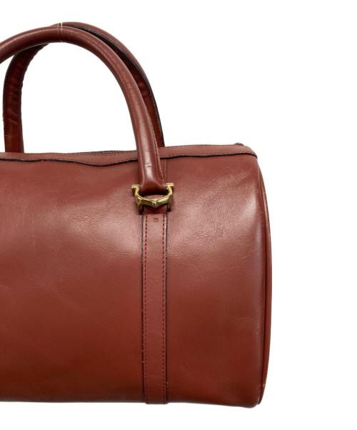 Cartier（カルティエ）Cartier (カルティエ) マストライン ミニボストンバッグ ボルドーの古着・服飾アイテム