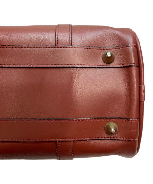 Cartier（カルティエ）Cartier (カルティエ) マストライン ミニボストンバッグ ボルドーの古着・服飾アイテム