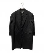 JUNYA WATANABE COMME des GARCONS(ジュンヤワタナベ コムデギャルソン）の古着「オーバーサイズチェスターコート 日本製」｜ブラック