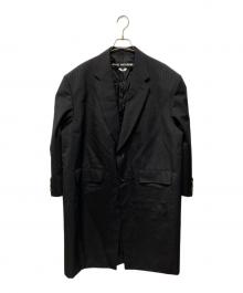 JUNYA WATANABE COMME des GARCONS（(ジュンヤワタナベ コムデギャルソン）の古着「オーバーサイズチェスターコート 日本製」｜ブラック