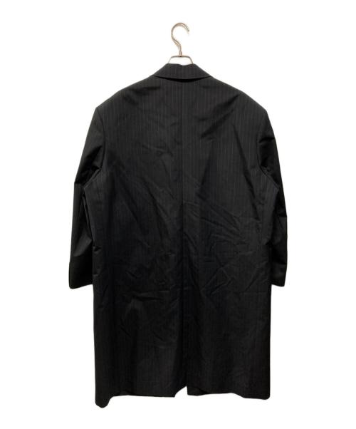 JUNYA WATANABE COMME des GARCONS（(ジュンヤワタナベ コムデギャルソン）JUNYA WATANABE COMME des GARCONS ((ジュンヤワタナベ コムデギャルソン) オーバーサイズチェスターコート 日本製 ブラック サイズ:Sの古着・服飾アイテム