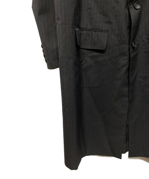 JUNYA WATANABE COMME des GARCONS（(ジュンヤワタナベ コムデギャルソン）JUNYA WATANABE COMME des GARCONS ((ジュンヤワタナベ コムデギャルソン) オーバーサイズチェスターコート 日本製 ブラック サイズ:Sの古着・服飾アイテム