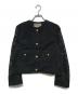 heliopole（エリオポール）の古着「EMBROIDERY LACE JACKET」｜ブラック