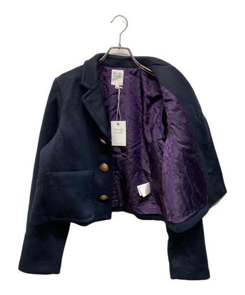 RHODOLIRION（ロドリリオン）RhodolirioN (ロドリリオン) NAVY BLAZER DOUBLE KNIT(ネイビー ブレザー ダブル ニット) ネイビー サイズ:SIZE 1の古着・服飾アイテム