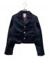 RhodolirioN（ロドリリオン）の古着「NAVY BLAZER DOUBLE KNIT(ネイビー ブレザー ダブル ニット)」｜ネイビー