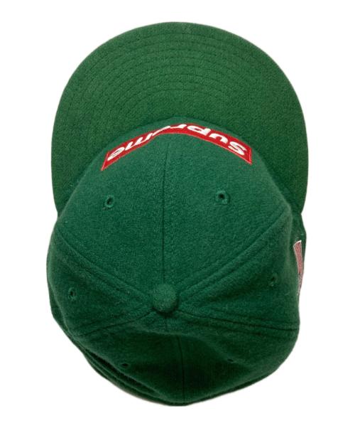 SUPREME（シュプリーム）Supreme (シュプリーム) New Era (ニューエラ) WOOLRICH BOX LOGO CAP(ウールリッチ ボックス ロゴ キャップ) グリーンの古着・服飾アイテム