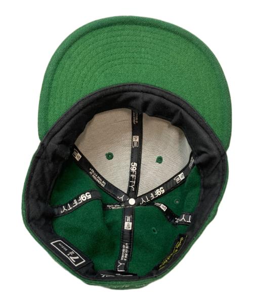 SUPREME（シュプリーム）Supreme (シュプリーム) New Era (ニューエラ) WOOLRICH BOX LOGO CAP(ウールリッチ ボックス ロゴ キャップ) グリーンの古着・服飾アイテム