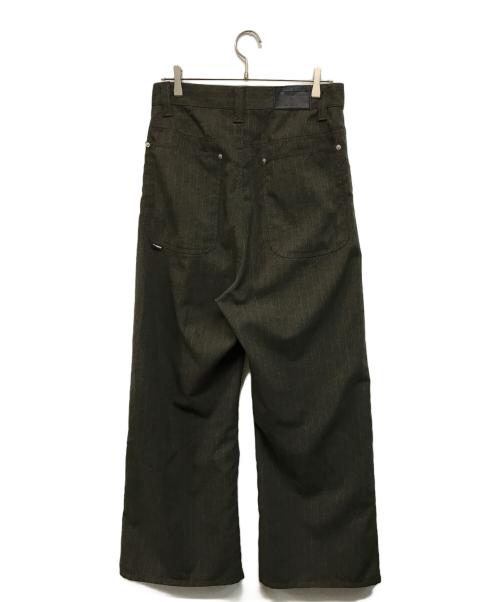 jieda（ジエダ）Jieda (ジエダ) WIDE ONE TUCK STRAIGHT PANTS ブラウン サイズ:SIZE 1の古着・服飾アイテム