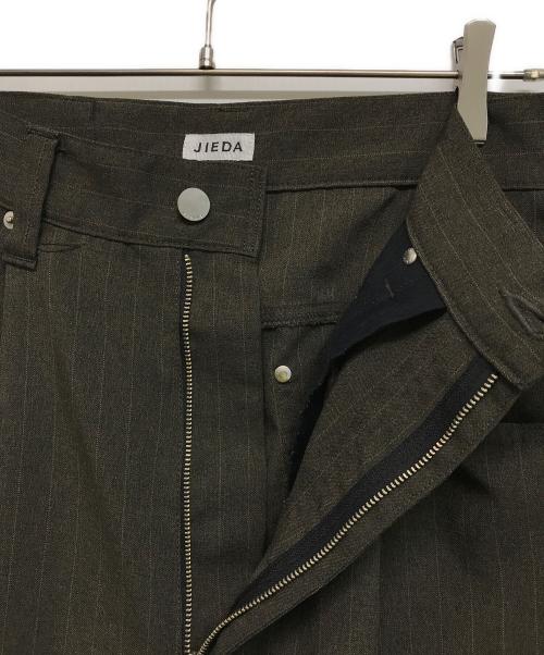 jieda（ジエダ）Jieda (ジエダ) WIDE ONE TUCK STRAIGHT PANTS ブラウン サイズ:SIZE 1の古着・服飾アイテム