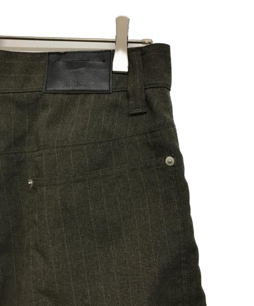 jieda（ジエダ）Jieda (ジエダ) WIDE ONE TUCK STRAIGHT PANTS ブラウン サイズ:SIZE 1の古着・服飾アイテム