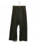 Jieda（ジエダ）の古着「WIDE ONE TUCK STRAIGHT PANTS」｜ブラウン