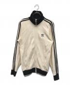 adidasアディダス）の古着「ワッフル ベッケンバウアートラックジャケット」｜ベージュ×ブラック