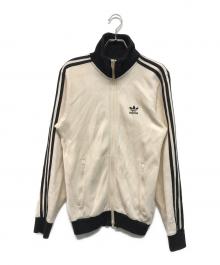 adidas（アディダス）の古着「ワッフル ベッケンバウアートラックジャケット」｜ベージュ×ブラック