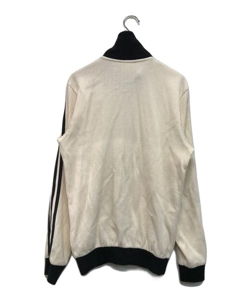 adidas（アディダス）adidas (アディダス) ワッフル ベッケンバウアートラックジャケット ベージュ×ブラック サイズ:XSの古着・服飾アイテム
