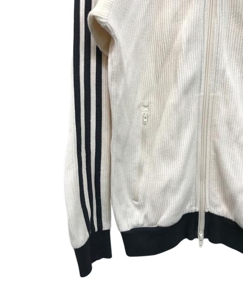 adidas（アディダス）adidas (アディダス) ワッフル ベッケンバウアートラックジャケット ベージュ×ブラック サイズ:XSの古着・服飾アイテム
