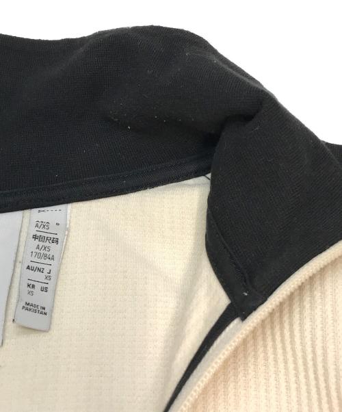 adidas（アディダス）adidas (アディダス) ワッフル ベッケンバウアートラックジャケット ベージュ×ブラック サイズ:XSの古着・服飾アイテム