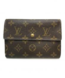 LOUIS VUITTON（ルイ ヴィトン）の古着「3つ折り財布」｜ブラウン