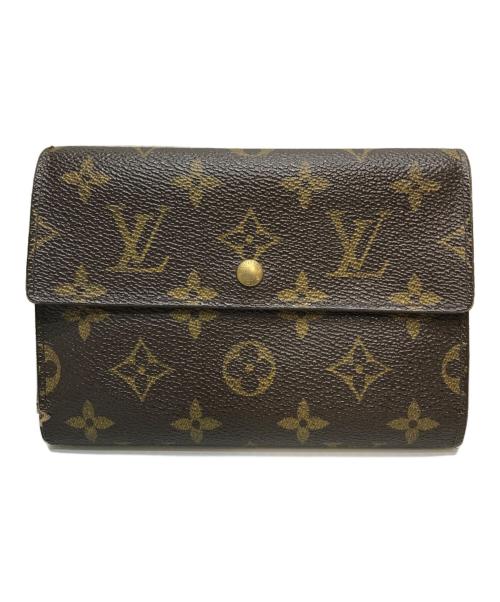 LOUIS VUITTON（ルイ ヴィトン）LOUIS VUITTON (ルイ ヴィトン) 3つ折り財布 ブラウンの古着・服飾アイテム