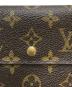 中古・古着 LOUIS VUITTON (ルイ ヴィトン) 3つ折り財布 ブラウン：15000円
