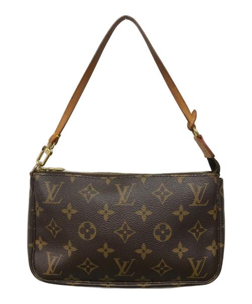 LOUIS VUITTON（ルイ ヴィトン）LOUIS VUITTON (ルイ ヴィトン) ポシェット・アクセソワール　ポシェット ブラウンの古着・服飾アイテム