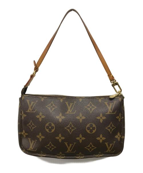 LOUIS VUITTON（ルイ ヴィトン）LOUIS VUITTON (ルイ ヴィトン) ポシェット・アクセソワール　ポシェット ブラウンの古着・服飾アイテム