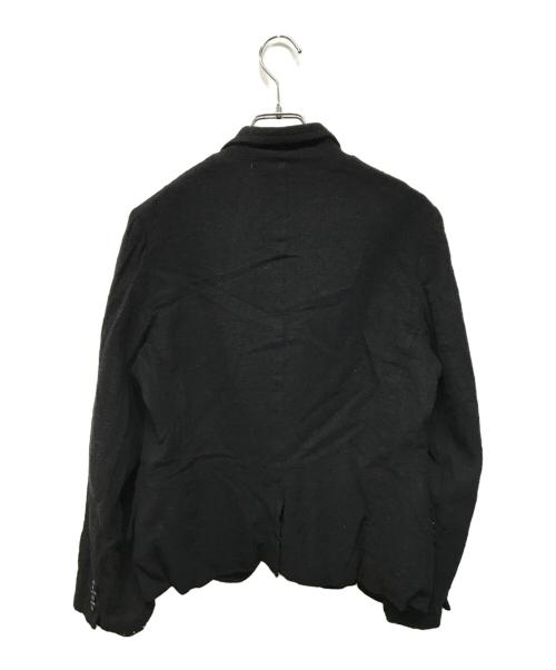 tricot COMME des GARCONS（トリココムデギャルソン）tricot COMME des GARCONS (トリココムデギャルソン) 裏地ドット縮絨2Bジャケット ウール ブラック サイズ:Sの古着・服飾アイテム
