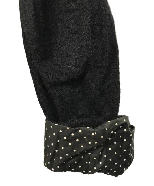 tricot COMME des GARCONS（トリココムデギャルソン）tricot COMME des GARCONS (トリココムデギャルソン) 裏地ドット縮絨2Bジャケット ウール ブラック サイズ:Sの古着・服飾アイテム