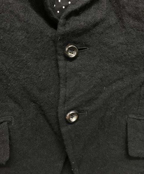 tricot COMME des GARCONS（トリココムデギャルソン）tricot COMME des GARCONS (トリココムデギャルソン) 裏地ドット縮絨2Bジャケット ウール ブラック サイズ:Sの古着・服飾アイテム