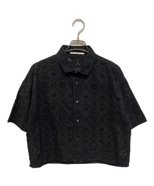 ticca（ティッカ）TICCA (ティッカ) レース半袖シャツ ブラック サイズ:FREEの古着・服飾アイテム