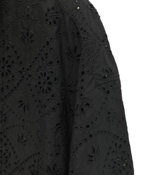 ticca（ティッカ）TICCA (ティッカ) レース半袖シャツ ブラック サイズ:FREEの古着・服飾アイテム
