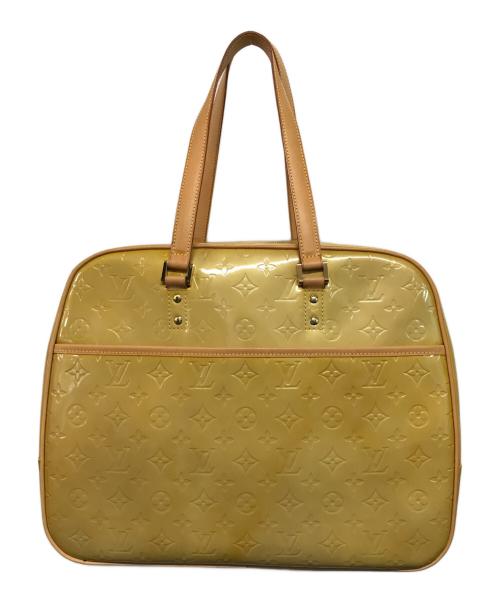 LOUIS VUITTON（ルイ ヴィトン）LOUIS VUITTON (ルイ ヴィトン) モノグラムヴェルニ サットン　ボストンバッグ ルージュの古着・服飾アイテム