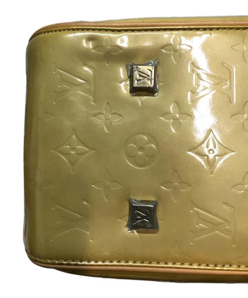 LOUIS VUITTON（ルイ ヴィトン）LOUIS VUITTON (ルイ ヴィトン) モノグラムヴェルニ サットン　ボストンバッグ ルージュの古着・服飾アイテム