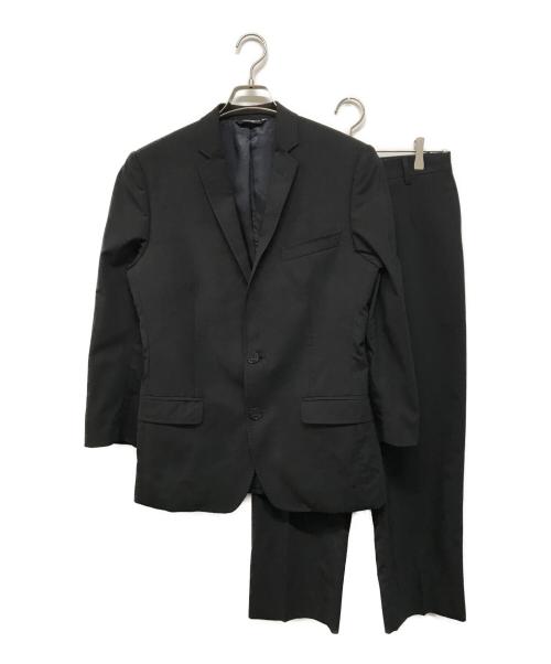 DOLCE & GABBANA（ドルチェ＆ガッバーナ）DOLCE & GABBANA (ドルチェ＆ガッバーナ) MARTINI2B(マティーニ・ツー・ビー)セットアップスーツ ２ボタン イタリア製 テーラード スラックス ブラック サイズ:SIZE 44の古着・服飾アイテム