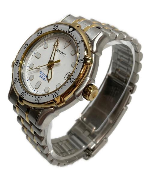 SEIKO（セイコー）SEIKO (セイコー) SCUBA 200M ホワイトの古着・服飾アイテム