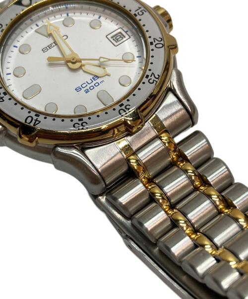 SEIKO（セイコー）SEIKO (セイコー) SCUBA 200M ホワイトの古着・服飾アイテム