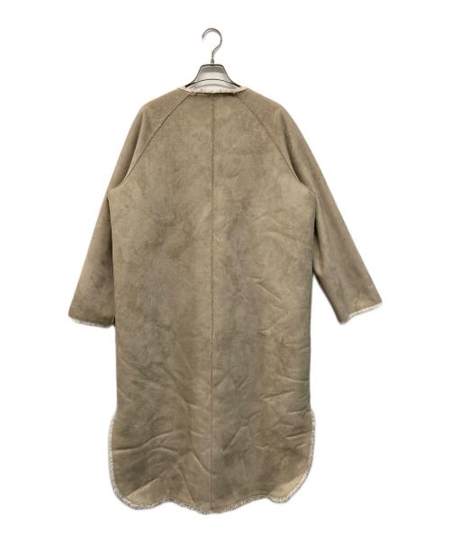 Ameri（アメリ）AMERI (アメリ) REVERSIBLE TWIN BOA COAT ベージュ サイズ:SIZE FREEの古着・服飾アイテム