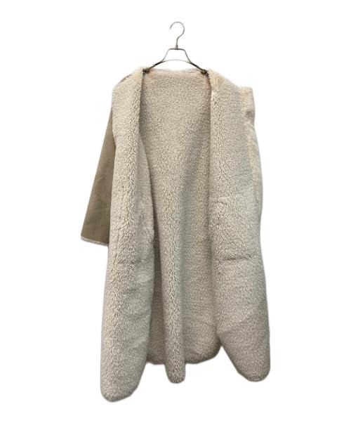 Ameri（アメリ）AMERI (アメリ) REVERSIBLE TWIN BOA COAT ベージュ サイズ:SIZE FREEの古着・服飾アイテム
