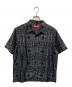 Supreme（シュプリーム）の古着「24SS Tray Jacquard S/S Shirt（トレイ ジャカード ショートスリーブ シャツ）」｜ブラック×グレー