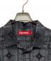 中古・古着 Supreme (シュプリーム) 24SS Tray Jacquard S/S Shirt（トレイ ジャカード ショートスリーブ シャツ） ブラック×グレー サイズ:L：16000円