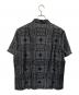 Supreme (シュプリーム) 24SS Tray Jacquard S/S Shirt（トレイ ジャカード ショートスリーブ シャツ） ブラック×グレー サイズ:L：16000円