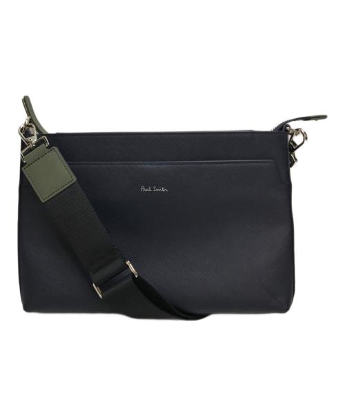PAUL SMITH（ポールスミス）Paul Smith (ポールスミス) シグネイチャー2WAYミニショルダーバッグ ネイビーの古着・服飾アイテム