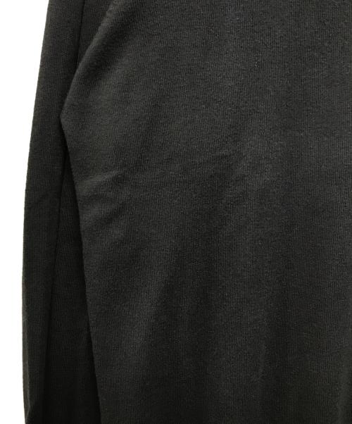 STONE ISLAND（ストーンアイランド）STONE ISLAND (ストーンアイランド) カシミヤ混ロゴ刺繍ニット ブラック サイズ:Mの古着・服飾アイテム