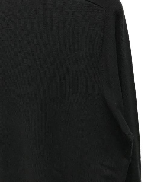 STONE ISLAND（ストーンアイランド）STONE ISLAND (ストーンアイランド) カシミヤ混ロゴ刺繍ニット ブラック サイズ:Mの古着・服飾アイテム