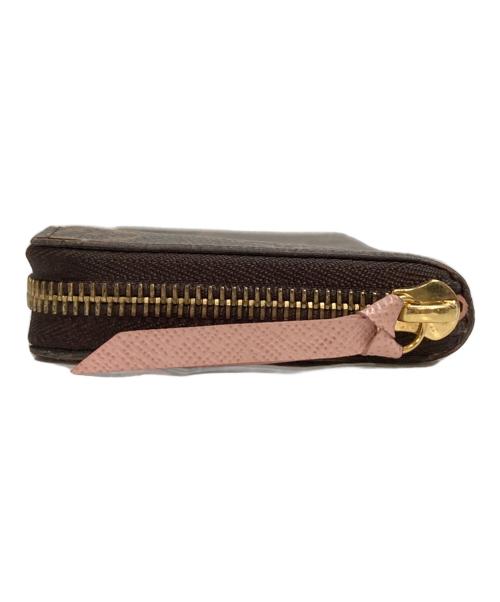 LOUIS VUITTON（ルイ ヴィトン）LOUIS VUITTON (ルイ ヴィトン) ポルトフォイユ・クレマンス モノグラム ラウンドジップ ウォレット フューシャの古着・服飾アイテム