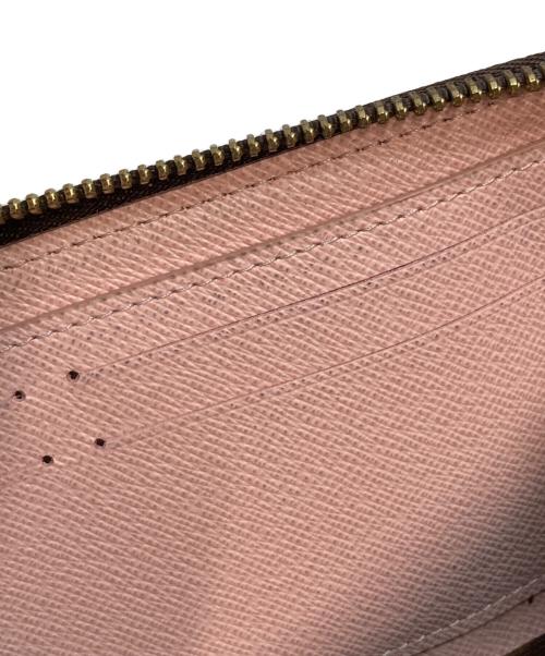 LOUIS VUITTON（ルイ ヴィトン）LOUIS VUITTON (ルイ ヴィトン) ポルトフォイユ・クレマンス モノグラム ラウンドジップ ウォレット フューシャの古着・服飾アイテム