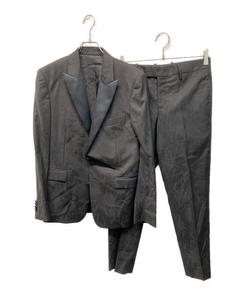 PAUL SMITH（ポールスミス）Paul Smith (ポールスミス) ピークドラペルウールセットアップスーツ ブラック サイズ:SIZE Mの古着・服飾アイテム