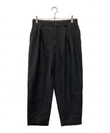 COMME des GARCONS HOMME（コムデギャルソン オム）の古着「ウールスラックス」｜ブラック