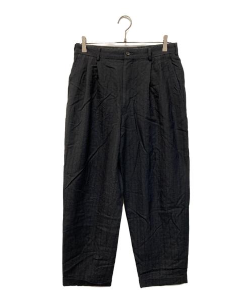 COMME des GARCONS HOMME（コムデギャルソン オム）COMME des GARCONS HOMME (コムデギャルソン オム) ウールスラックス ブラック サイズ:SIZE Mの古着・服飾アイテム