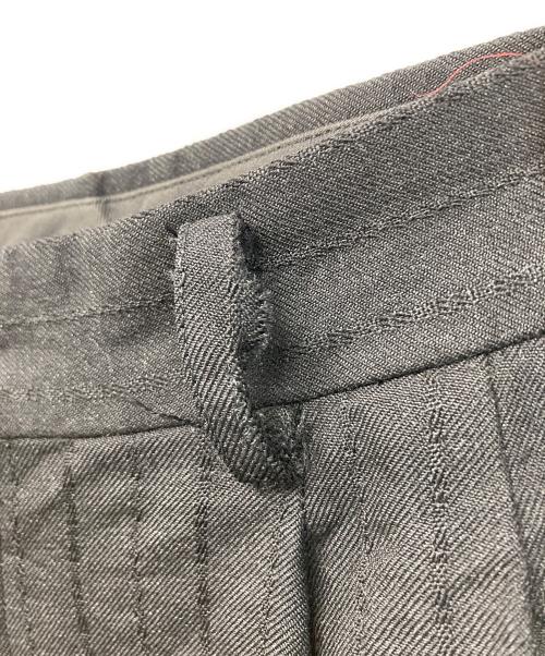 COMME des GARCONS HOMME（コムデギャルソン オム）COMME des GARCONS HOMME (コムデギャルソン オム) ウールスラックス ブラック サイズ:SIZE Mの古着・服飾アイテム