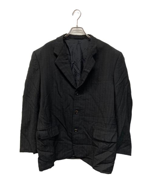 COMME des GARCONS HOMME（コムデギャルソン オム）COMME des GARCONS HOMME (コムデギャルソン オム) 3Bウールテーラードジャケット ブラック サイズ:SIZE Mの古着・服飾アイテム